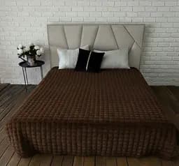 Простыня цвета шоколадно-коричневый, мягкая универсальная простыня 200 x 230 см для кровати