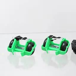 Ролики на пятку No name RS-0029 свет, PU колеса 76 мм, 6 колес Салатовый (2000989573838)