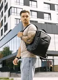 Чоловічий рюкзак Sambag ZARD Х чорний 40 х 28 х 14 см (25428001m)