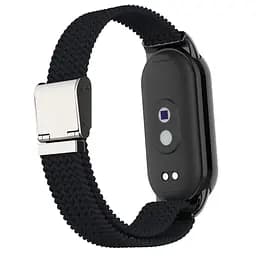 Ремінець для Xiaomi Smart Band 10/9/8, Braided Solo Loop, чорний, нейлоновий плетений браслет, еластичний змінний ремінець для фітнес-трекера з надійним кріпленням, ArmorStandart (ARM86879) - мініатюра 2