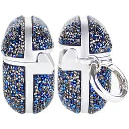 TPU чохол Bling World Rock Diamond для навушників AirPods 4 Синій - мініатюра 3