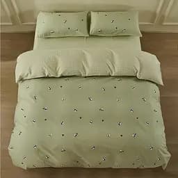 Комплект постільної білизни Ardesto Gloria Панди двоспальний зелений (ART2022PS)