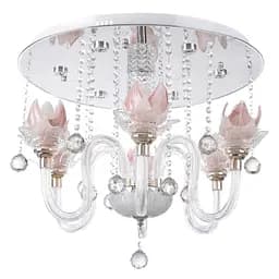 Люстра Brille кришталева флористика з підсвічуванням LED E14 40W PN (BCL-497S/6)