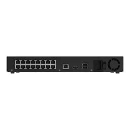 IP-відеореєстратор 16-канальний 12Mp Ajax NVR H2D16PAC (16-ch) Black з 16 портами PoE (26-00730) - мініатюра 4