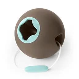 Сферическое ведро Quut Ballo серое/голубое (170136)