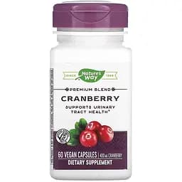 Журавлина Nature's Way Cranberry преміумсуміш 400 мг 60 вегетаріанських капсул (NWY15134)