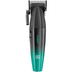 Машинка для стрижки (clipper) VGR V-003, 6 насадок, Зелений