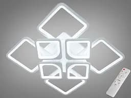 Современная светодиодная кухонная люстра с пультом, 135 Вт, белая