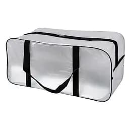 Матова сумка в пологовий будинок розмір L 50 х 25 х 30 см (чорна)