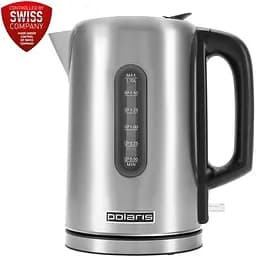 Електрочайник Polaris PWK 17101CA Water Way Pro сталевий (24229)