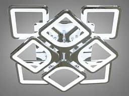 Стельова LED люстра серія 8060 хром 115Вт ПДУ - мініатюра 2