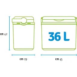 Ізотермічний контейнер Adriatic 36 л бірюзовий (9140) - мініатюра 5