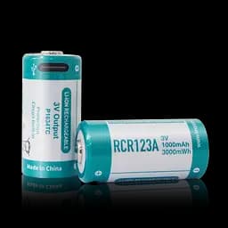 Акумулятор 16340 Keeppower P1634TC Type-C RCR123A 3В 1000мАч Li-ion - мініатюра 5
