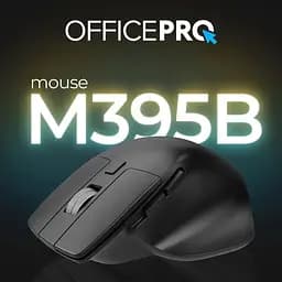 Миша OfficePro Silent Click Ergonomic Wireless Black (M395B) - мініатюра 3