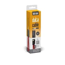 Кабель ColorWay USB - Lightning (M/M), 2.4 А, 0.22 м, Red (CW-CBUL021-RD) - мініатюра 2
