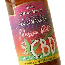 Напій слабогазований Mikki Brew CBD Kombucha Passion Fruit 0.35 л  - мініатюра 5