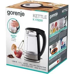 Електрочайник Gorenje K17GDW (743902) [148620] - мініатюра 11