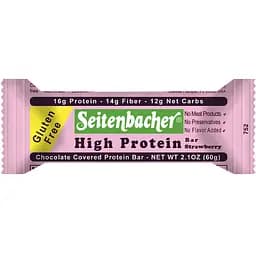 Батончик Seitenbacher протеиновый с клубникой 60 г