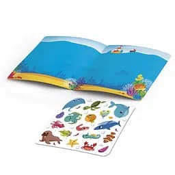 Набір для творчості "Морські мешканці" Vladi Toys VT4206-47, 17 наліпок на планшетці - мініатюра 4