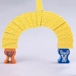 Настільна інтерактивна гра Ummi 707-B19 Mouse Stacking Cakes Game Yellow - мініатюра 4