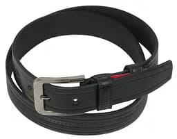 Ремінь під брюки Skipper 1052-35 натуральна шкіра 3,5 см Чорний - мініатюра 2