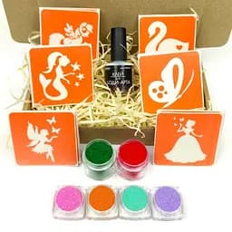 Набор для био-папа Для девочек №1 - глиттер set-girls-1-glitter