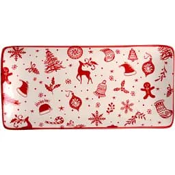 Блюдо Limited Edition NY XMas Mood прямоугольное 25.5х13 см (TRSC-GY5025-P25)