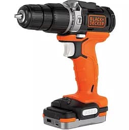 Акумуляторний дриль-шурупокрут Black+Decker з АКБ та ЗП BDCHD12S1