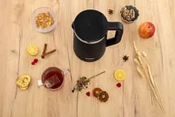 Gorenje Електрочайник 1.7л, Strix контроль, LED дисплей, чорний - мініатюра 4