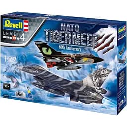 Збірна модель Revell набір літаків Tornado та F-16 NATO Tiger масштаб 1:72, 231 деталь (RVL-05671)