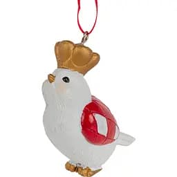 Декоративна прикраса на ялинку Lefard Пташка 7 см (191-087)