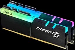 Оперативная память G.Skill 32GB (2x16GB) DDR4 3600MHz Trident Z RGB Black (F4-3600C18D-32GTZR) Б/У