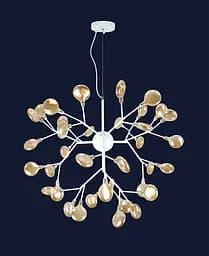 Люстра стельова LED Levistella 918LP262-36 WH+BR, 36W, білий/бронзовий, сучасний стиль - мініатюра 2