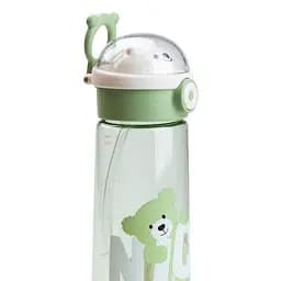 Пляшка для води Nice 620 мл із кришкою фліп топ на защіпці, зелений Happy Life HP17300GR - мініатюра 3