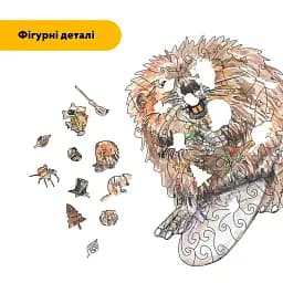 Пазл дерев'яний Кур*а Бобер, А5, 35 елементів, Картонна коробка - мініатюра 3