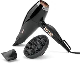 BaByliss Фен Air Power Pro, 2300Вт, 3 режими, дифузор, іоніз-я, хол. обдув, кераміка, чорно-рожевий - мініатюра 3