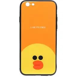 Чехол-накладка Toto Cartoon Print Glass Case Apple iPhone 6/6s Line friends Sally