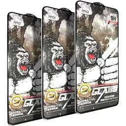 Защитное стекло DK для Oppo A76 Full Glue 3D MO King Kong 019628 black 3 шт.