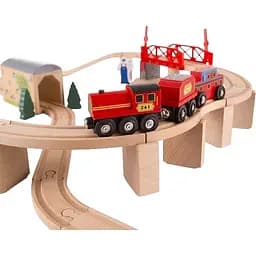 Деревянный набор Melissa&Doug Железная дорога (MD704)