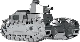 Колекційна модель Metal Time Nimble Fighter MT010 Grey - мініатюра 2