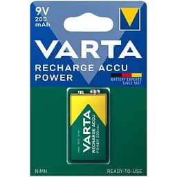 Аккумулятор Varta Rechargeable ACCU 6F22 9V Ni-Mh 1 шт. (56722101401)