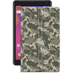 Чехол StatusCASE из экокожи для планшета Prestigio Q Pro Хаки-зеленый