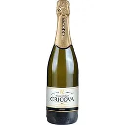 Вино ігристе Cricova біле брют 0.75 л 13%
