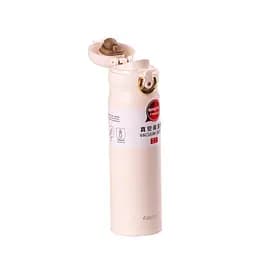 Термос 460 мл з кришкою фліп топ, бежевий Happy Life HPGM80120500BE - мініатюра 3