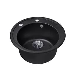Кухонна мийка гранітна Kroner KRP Komposit GRB-510 CV027408, Графит - мініатюра 3