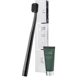 Набор Swiss Smile: Зубная паста Herbal bliss витаминно-травяная 5 мл + Зубная щетка черного цвета