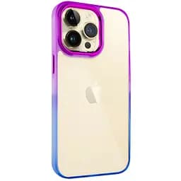 Чохол Epik TPU+PC Fresh sip series для Apple iPhone 13 Pro Max 6.7 Синій/Фіолетовий