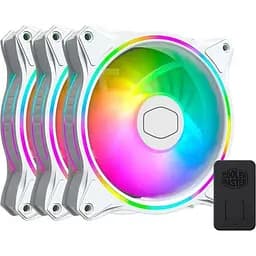 Комплект вентиляторов Cooler Master 3шт MasterFan MF120 Halo White Edition 3-Pack (MFL-B2DW-183PA-R1)