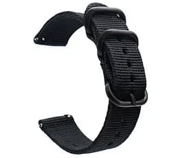 Нейлоновий ремінець Primo Traveller для годинника Motorola Moto 360 2nd gen (42 мм ) Black - мініатюра 2