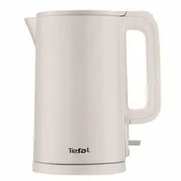 Електрочайник Tefal Thermo Protect 1.5 л пластик нержавіюча сталь бежевий kuh0015410 - мініатюра 2